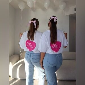 Brunette the Label Love You Forever Oversized Tee